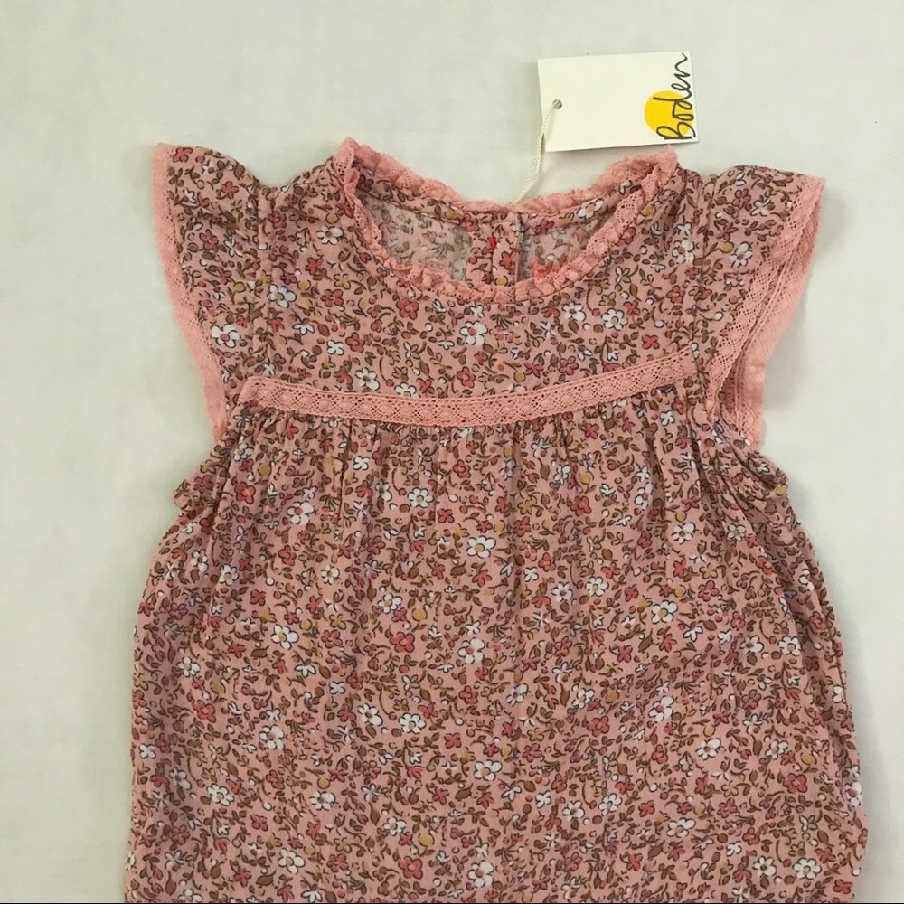 Mini Boden Daisy Floral Jumpsuit